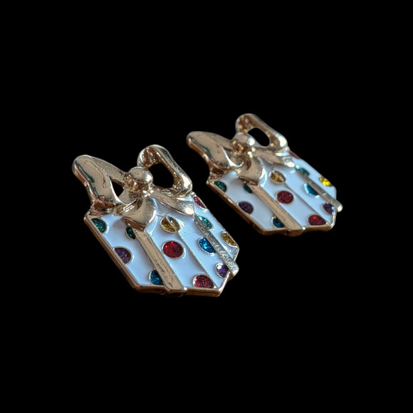 Sugarfix by BaubleBar Earrings Gift Box With Bow Christmas Present - Picture 4 of 5